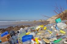 plastic debris in the ocean