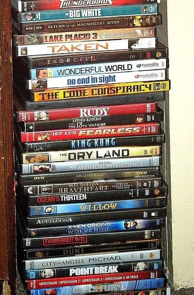 recycle my DVD collection
