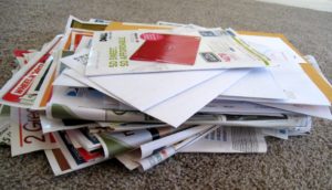 recycled junk mail