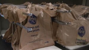 return plastic grocery bags to store