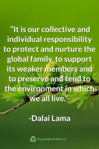 Dalai Lama Earth Day Quote