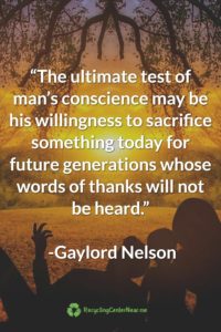 Gaylord Nelson Earth Day Quote