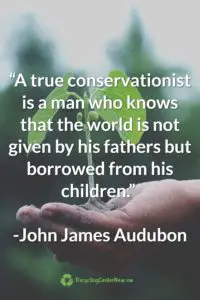 John James Audubon Earth Day Quote