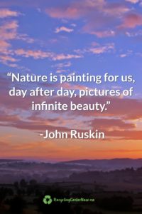 John Ruskin Earth Day Quote
