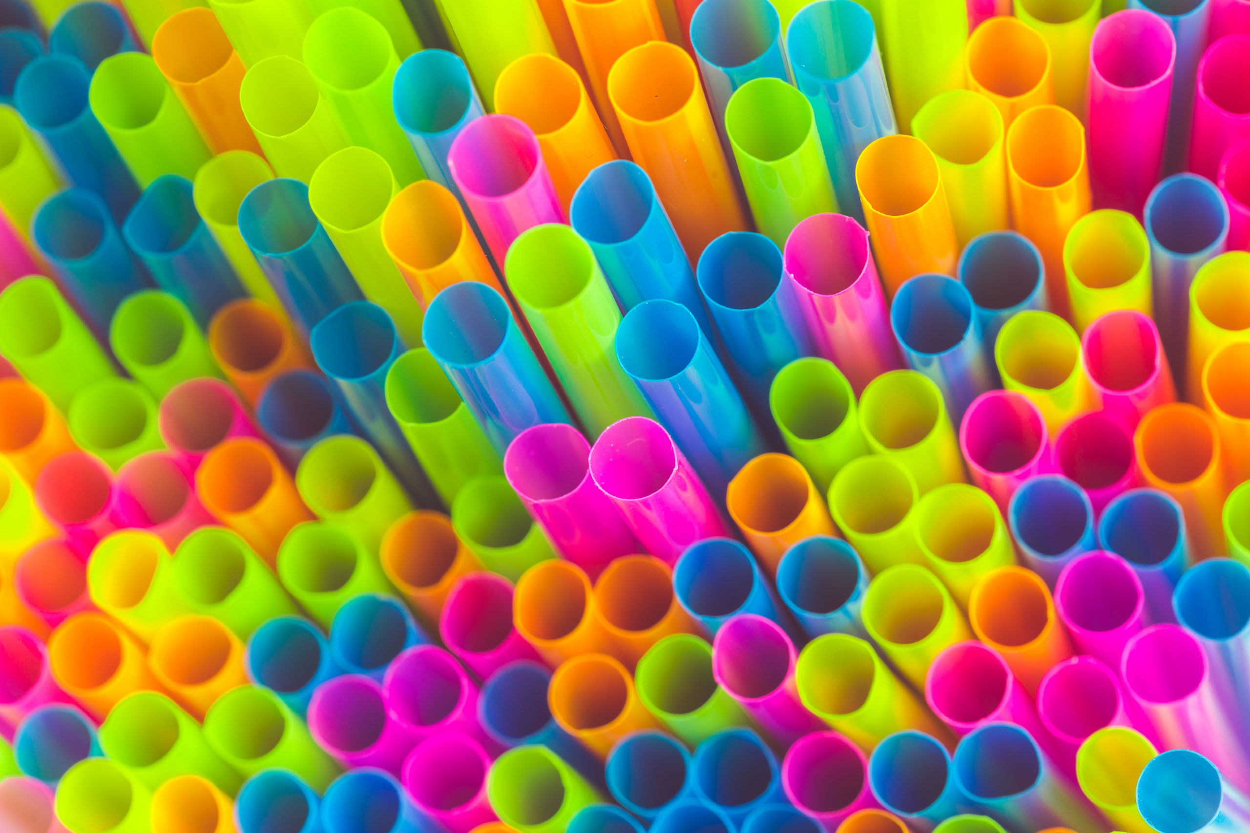 plastic straws