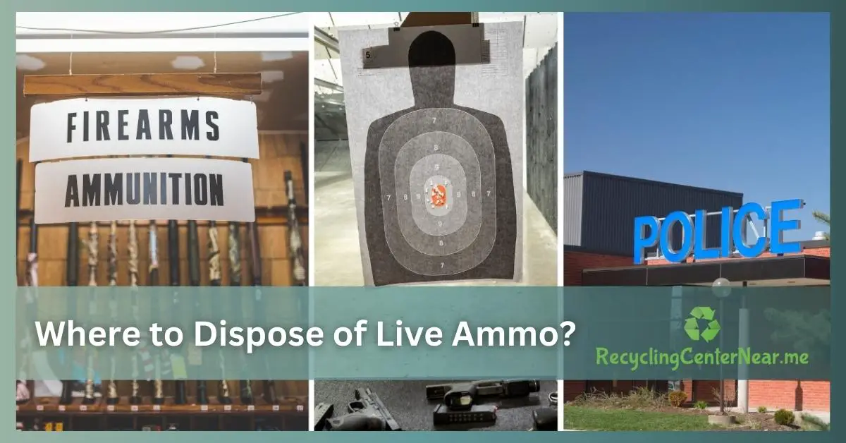 dispose of scrap ammo at police station, shooting range, or gun gun shop.